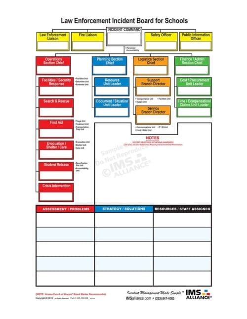 Law Enforcement For Schools Board Front