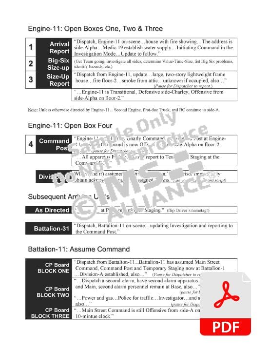 Four-Box Scenario Script
