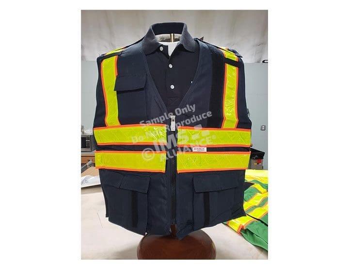 Navy Blue Vest Front